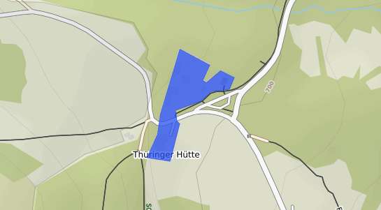 Bodenrichtwertkarte Thueringer Huette Berggasthof